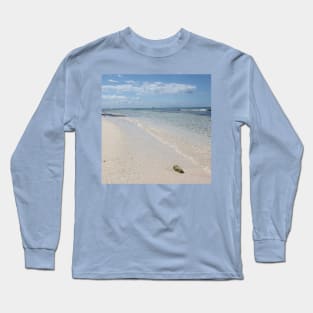 Isla Saona Seashell on Caribbean Beach Long Sleeve T-Shirt